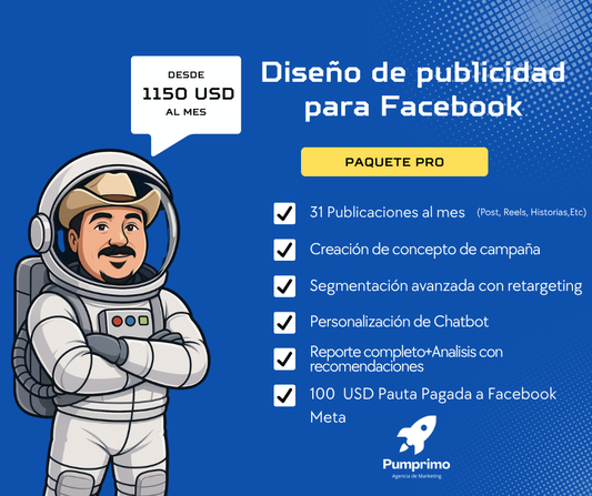 Paquete Pro de publicidad en Facebook
